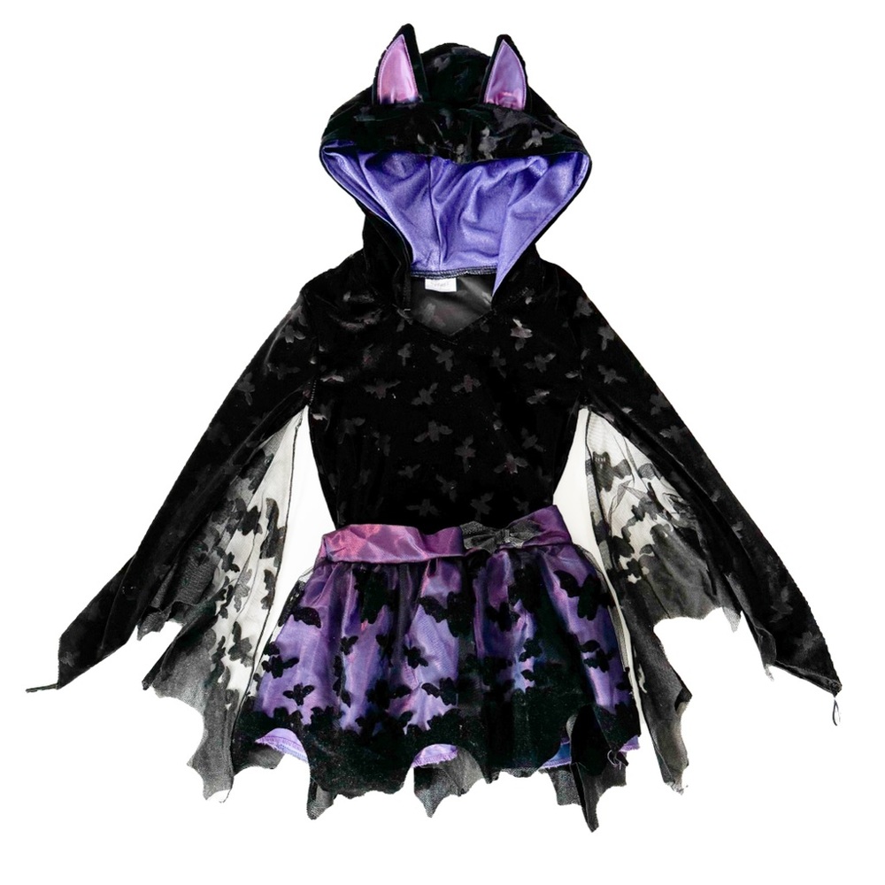 Girls Bat Costume 4-6yrs